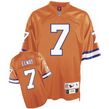 Cheap Denver Broncos 7 John Elway Throwback orange For Sale