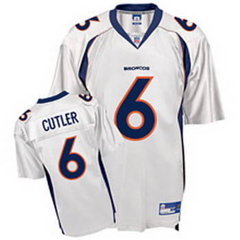 Cheap Denver Broncos 6 Jay Cutler White For Sale