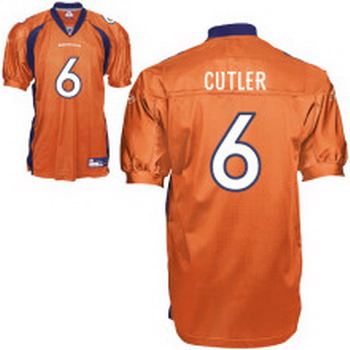 Cheap Denver Broncos 6 Jay Cutler orange Jersey For Sale
