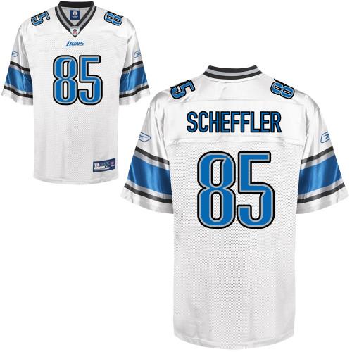 Cheap Detroit Lions 85 Tony Scheffler White NFL Jersey For Sale