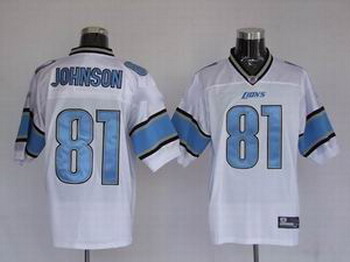 Cheap jerseys Detroit Lions 81 Calvin Johnson white Authentic Jerseys 2009 For Sale