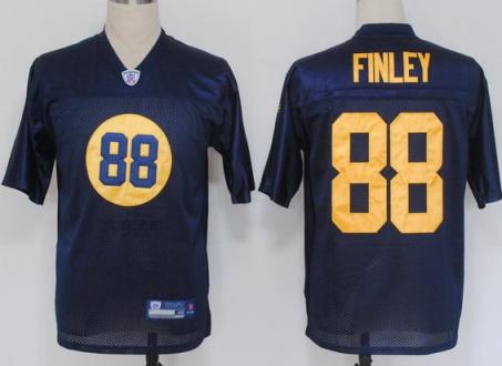 Cheap Green Bay Packers 88 Jermichael Finley Blue NFL Jerseys For Sale