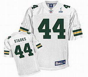 Cheap Green Bay Packers 44 James Starks 2011 Super Bowl XLV Jersey White For Sale