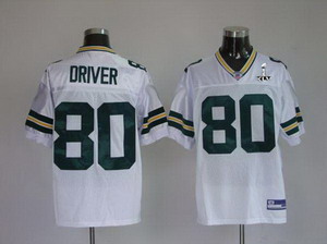 Cheap Green Bay Packers 80 Donald Driver white Super Bowl XLV Jerseys For Sale