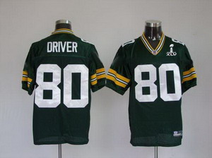 Cheap Green Bay Packers 80 Donald Driver Green Super Bowl XLV Jerseys For Sale