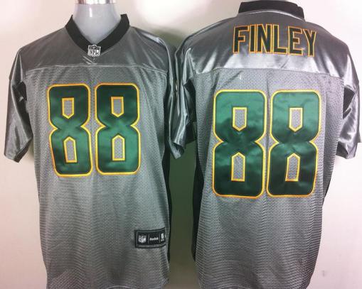 Cheap Green Bay Packers 88# Finley Grey Shadow NFL Jerseys For Sale