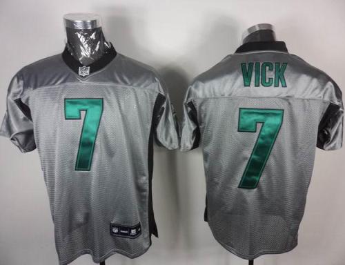 Cheap Philadelphia Eagles 7 Michael Vick Grey NFL Jerseys For Sale