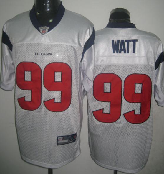 Cheap Houston Texans 99 Watt White NFL Jerseys For Sale