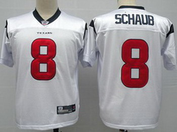 Cheap Houston Texans 8 Matt Schaub White Jerseys For Sale
