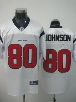 Cheap Houston Texans 80 A.Johnson white Authentic jerseys For Sale