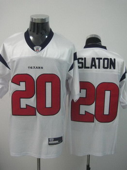 Cheap Houston Texans 20 Steve Slaton white Authentic Jerseys For Sale