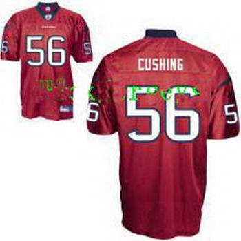 Cheap Houston Texans CUSHING 56 Red jersey For Sale