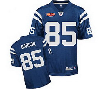 Cheap Indianapolis Colts 85 Peyton GARCON Super Bowl XLIV BLUE For Sale