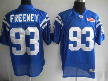 Cheap Super bowl Indianapolis Colts 93 FREENEY blue Jerseys For Sale