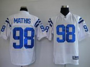 Cheap Jerseys Indianapolis Colts 98 MATHIS white For Sale
