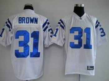 Cheap Jerseys Indianapolis Colts 31 BROWN white For Sale