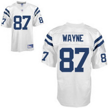 Cheap Indianapolis Colts 87 Reggie Wayne white Jersey For Sale