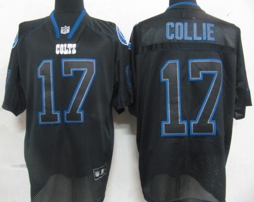 Cheap Indianapolis Colts 17 COLLIE Black Field Shadow Premier Jerseys For Sale