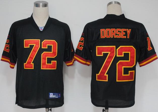 Cheap Kansas City Chiefs 72 Dorsey Black NFL Jerseys For Sale