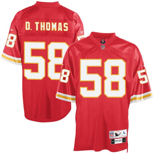 Cheap Kansas Ciy Chiefs 58 D.Thomas Red jersey For Sale