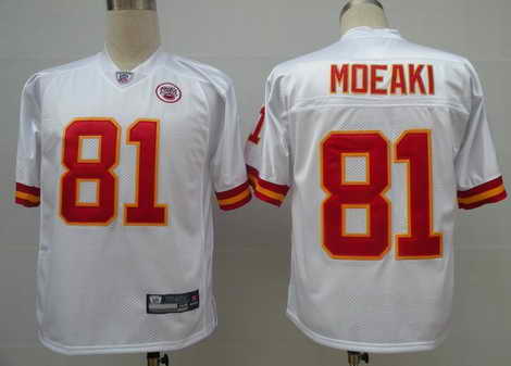 Cheap Kansas City Chiefs 81 Moeaki White Jersey For Sale