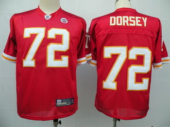 Cheap Kansas City Chiefs 72 Dorsey Red Jerseys For Sale