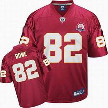 Cheap Kansas City Chiefs 82 BOWE Red Jersey For Sale