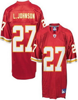 Cheap Kansas City Chiefs 27 Larry Johnson red For Sale