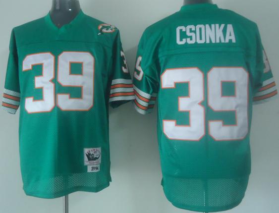 Cheap Miami Dolphins 39 Csonka Green Throwback Jerseys For Sale