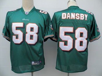 Cheap Miami Dolphins 58 Karlos Dansby Green Jerseys For Sale