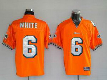 Cheap Jerseys Miami Dolphins 6 Pat White Orange Authentic Jerseys For Sale
