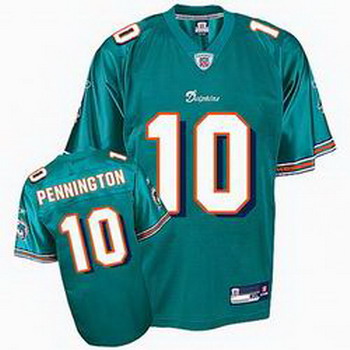 Cheap Miami Dolphins 10 Chad Pennington Green Jerseys For Sale