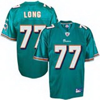 Cheap Miami Dolphins 77 Jake Long Team Color For Sale