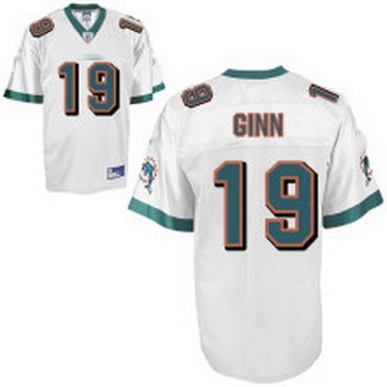 Cheap Miami Dolphins 19 Ted Ginn White Jersey For Sale