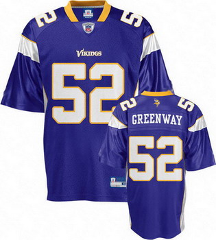Cheap Chad Greenway Jersey Purple 52 Minnesota Vikings Jersey For Sale