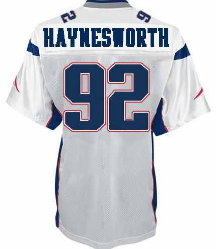 Cheap New England Patriots 92 Albert Haynesworth White Jersey For Sale