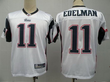 Cheap New England Patriots 11 Julian Edelman White Jerseys For Sale