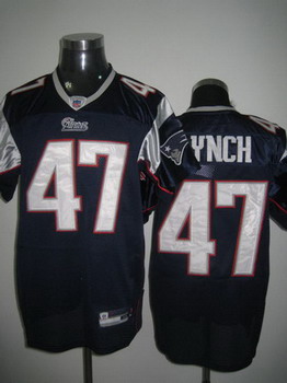 Cheap New England Patriots 47 Lynch Black Authentic jersey For Sale