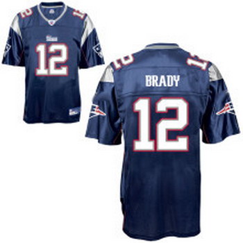 Cheap New England Patriots 12 Tom Brady blue For Sale