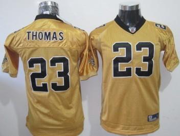 Cheap New Orleans Saints 23 Pierre Thomas Golden NFL Jersey For Sale