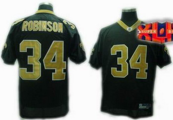 Cheap New Orleans Saints 34 Patrick Robinson black super bowl jerseys For Sale