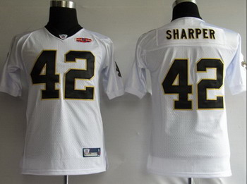 Cheap New Orleans Saints 42 Darren Sharper Super Bowl white Jersey For Sale
