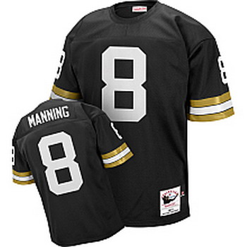 Cheap New Orleans Saints 8 black Manning mitchellandness For Sale