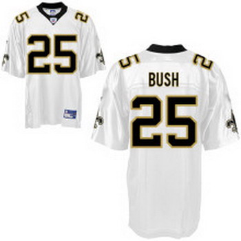 Cheap New Orleans Saints 25 Reggie Bush White For Sale