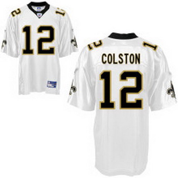 Cheap New Orleans Saints 12 Maques Colston White NFL Jerseys For Sale