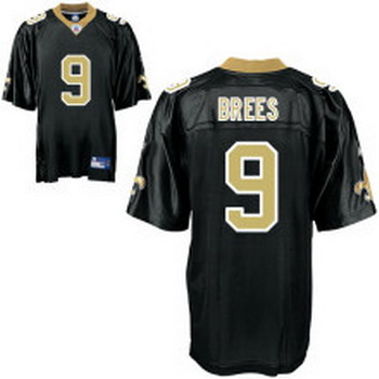 Cheap New Orleans Saints 9 Drew Brees black For Sale