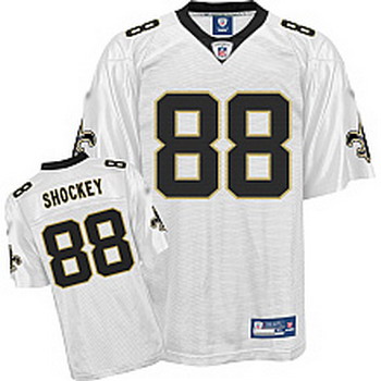 Cheap New Orleans Saints 88 Jeremy Shockey white jerseys For Sale