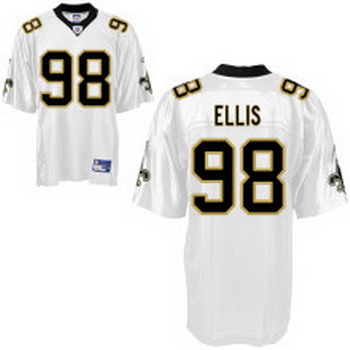Cheap New Orleans Saints 98 Sedrick Ellis white For Sale