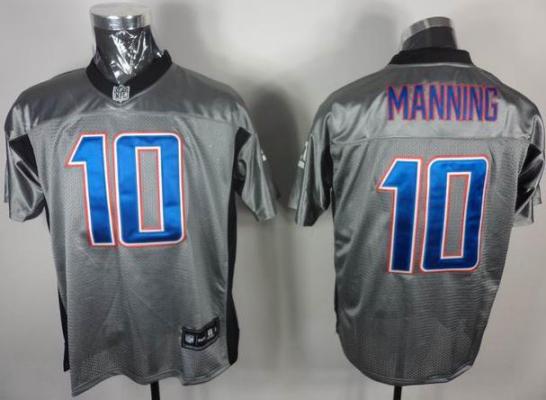 Cheap New York Giants 10 Eli Manning Grey NFL Jerseys For Sale