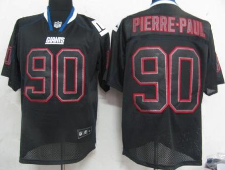 Cheap New York Giants 90 Pierre-Paul Lights Out BLACK Jersey For Sale